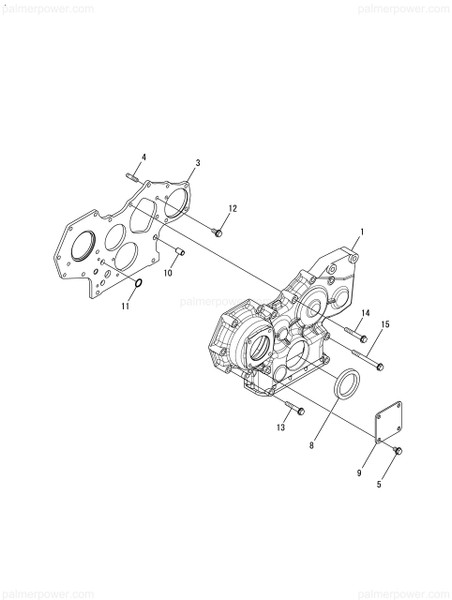 Order YANMAR 129673-01520 Case, Gear
