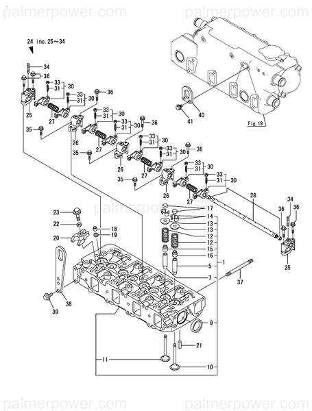 Order YANMAR 129670-11700 Head Assy, Cylinder