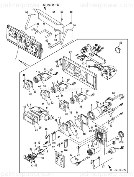 Order YANMAR 127675-91194 Panel, Instrument D
