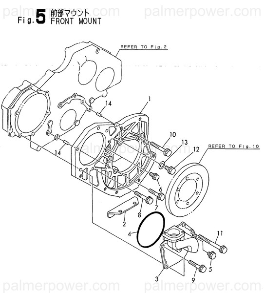 Order YANMAR 119593-01930 Cover, Timer