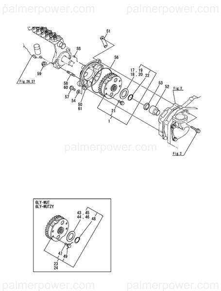 Order YANMAR 719588-54100 Timer Assy, Z25