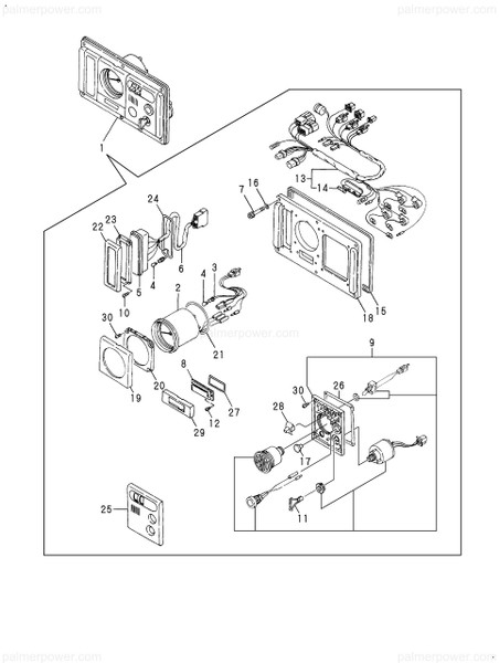 Order YANMAR 119773-91132 Panel, Instrument B