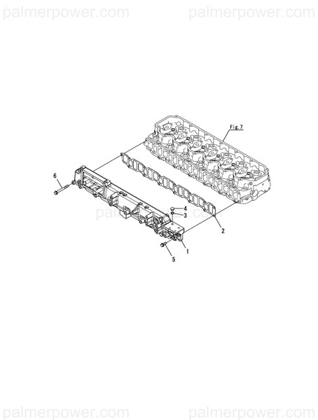 Order YANMAR 119578-12110 Manifold, Air Intake