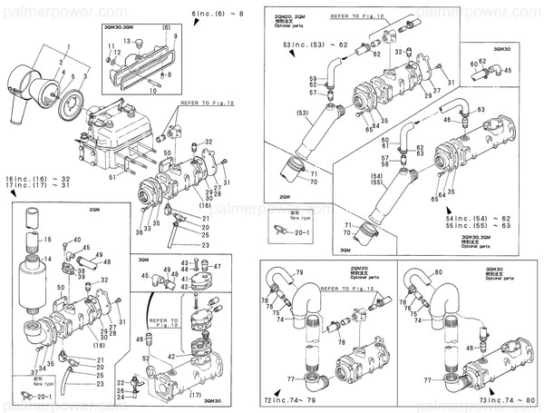 Order YANMAR 721370-13200 Elbow Assy, Mixing