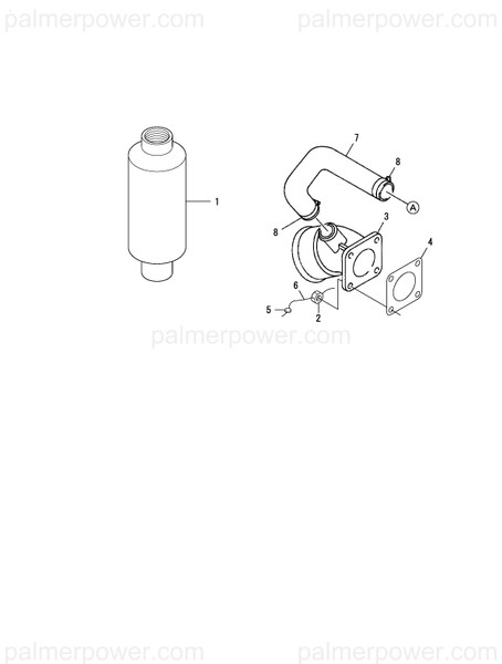 Order YANMAR 129470-13561 Elbow, Mixing