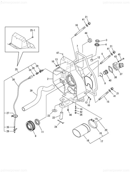 Order YANMAR 196350-04410 Bearing Assy