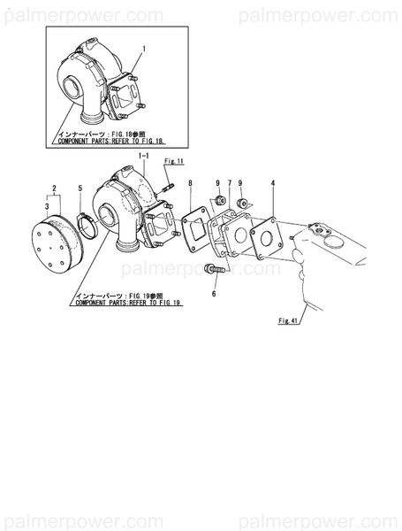 Order YANMAR 119173-18850 Silencer, Turbine