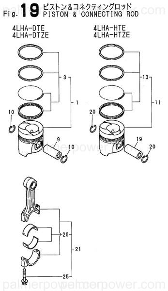 Order YANMAR 719174-23100 Rod Assy, Connecting