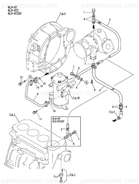 Order YANMAR 119171-39650 Pipe, Turbine Outlet