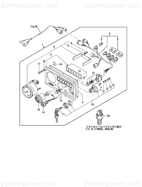 Order YANMAR 128170-91031 Harness, Wire