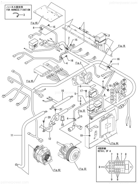 Order YANMAR 119798-77081 Harness, Wire B