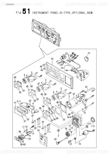 Order YANMAR 129574-91311 Meter, Boost 12V