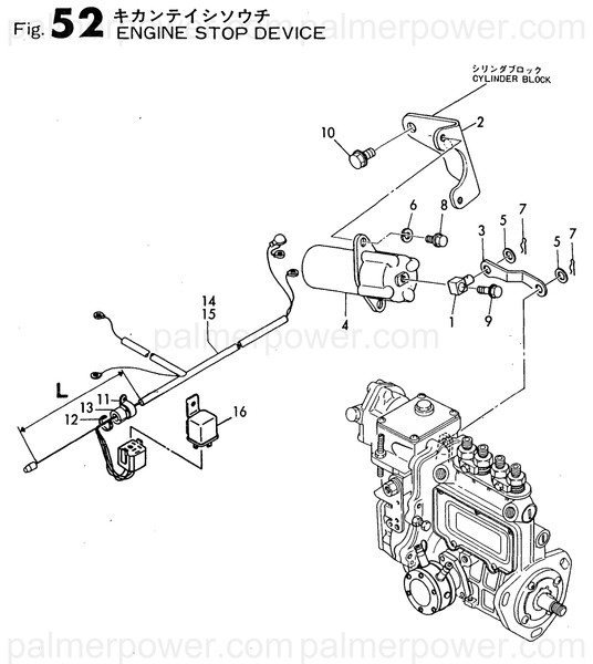 Order YANMAR 129573-67300 Bracket, Solenoid