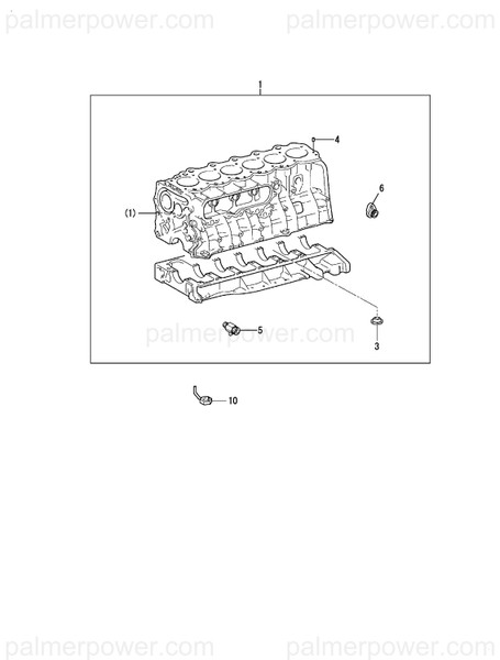 Order YANMAR 119770-00720 Nozzle Assy, Oil Sub