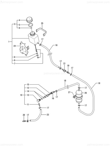 Order YANMAR 196350-07021 Cap Assy, Tank