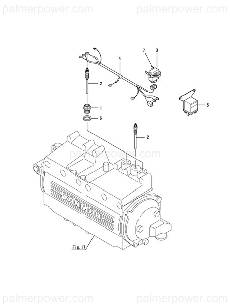 Order YANMAR 119595-18800 Joint, Heater Plug