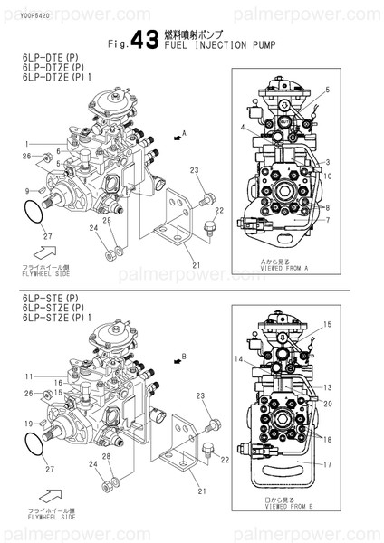 Order YANMAR 119773-51810 Bracket, Fuel Pump