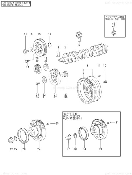 Order YANMAR 119770-90530 O-Ring