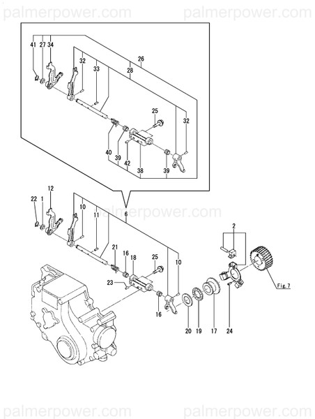 Order YANMAR 22322-030200 Pin, Taper 3X20
