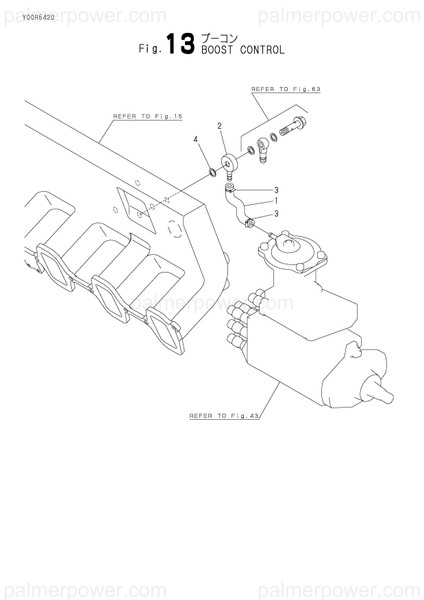Order YANMAR 127487-18970 Joint, Air Pipe