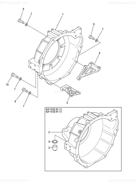 Order YANMAR 119778-08350 Spacer, Absorber