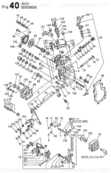 Order YANMAR 119000-61120 Link, Lever