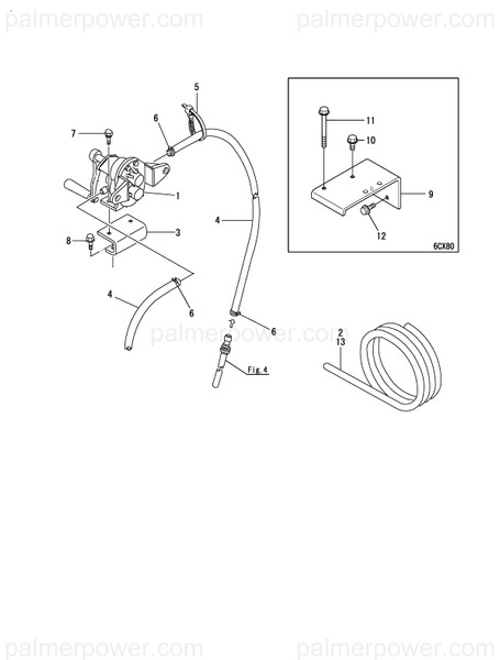 Order YANMAR 127695-37170 Hose, Waste Oil
