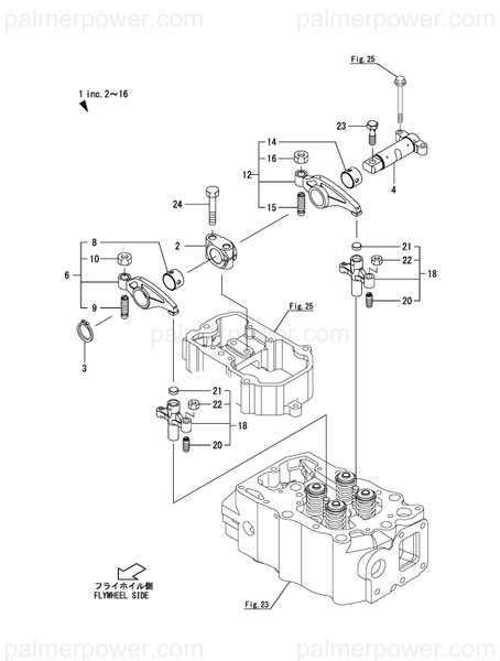 Order YANMAR 748960-11900 Shaft Assy, Rocker