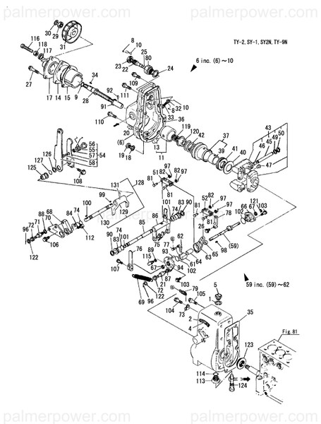 Order YANMAR 148616-61400 Lever Assy, Control