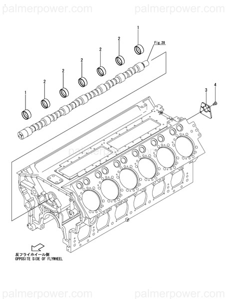Order YANMAR 148960-02481 Metal, Camshaft