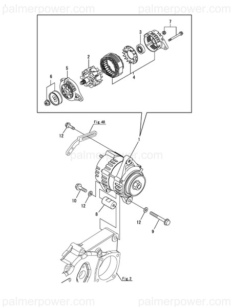 Order YANMAR 129670-77340 Piece, Distance