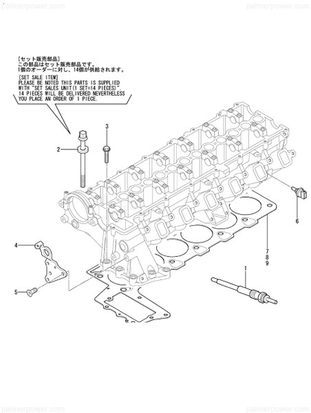 Order YANMAR 165001-35680 Screw, Head M8X35
