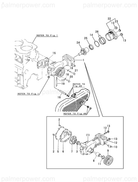 Order YANMAR 127692-48380 Gasket, Thermostat