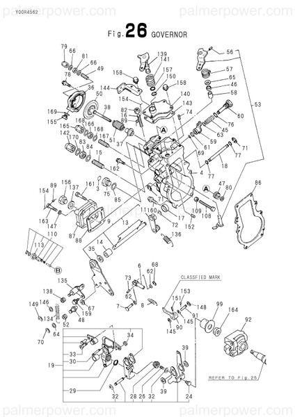 Order YANMAR 119000-61170 Pin, Link