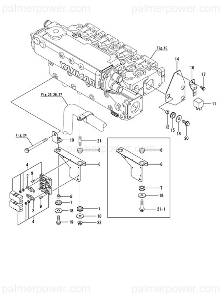 Order YANMAR 127677-77060 Fuse, 32V-200A