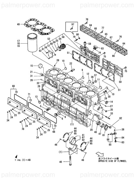 Order YANMAR 23414-360000 Gasket, 36X1.0