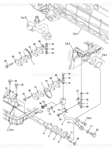 Order YANMAR 127677-03250 Support, Pipe