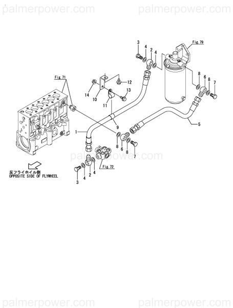 Order YANMAR 148690-59390 Hose, Rubber L=700
