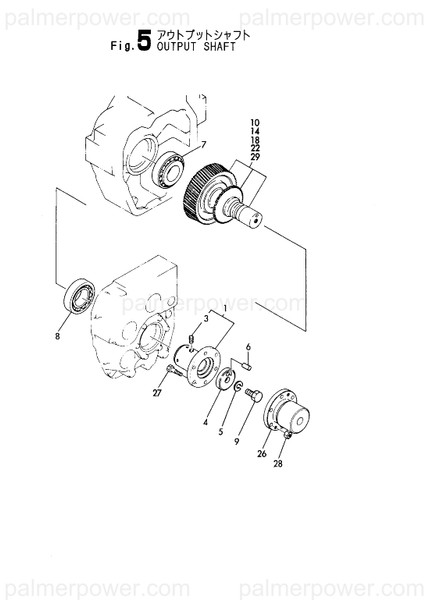 Order YANMAR 24144-303110 Bearing, 30311Dh