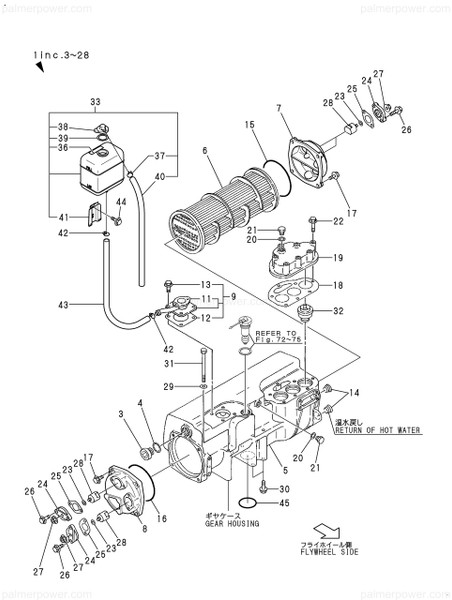 Order YANMAR 126677-44211 Core Assy, Cooler