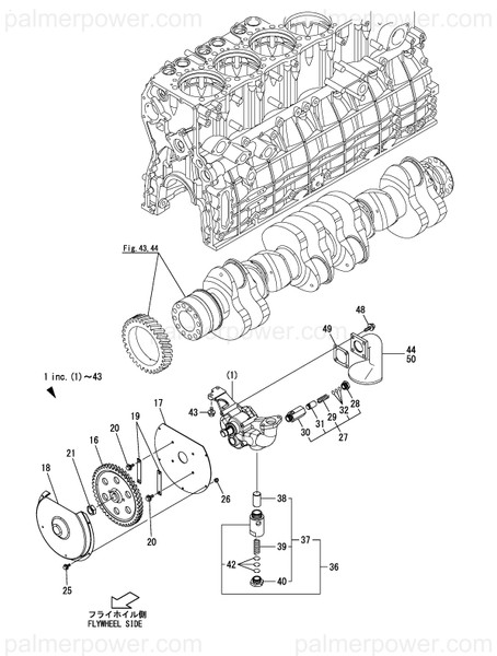 Order YANMAR 748620-32013 Pump Assy, Oil