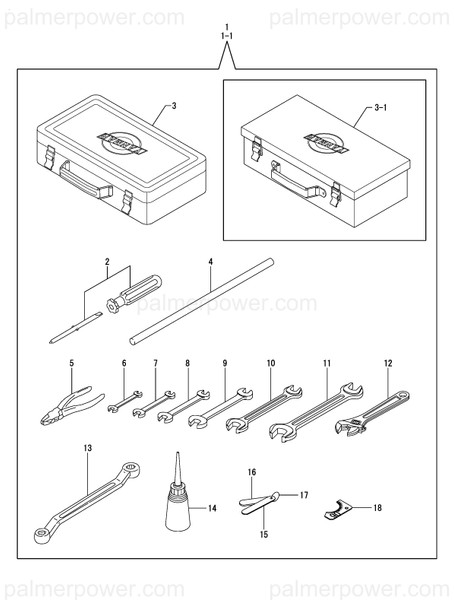 Order YANMAR 748620-92011 Tool Assy