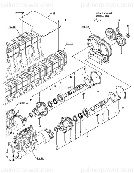 Order YANMAR 748960-54530 Drive Assy, Pump