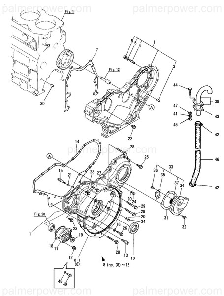 Order YANMAR 127695-01770 Bolt, Spacer M8