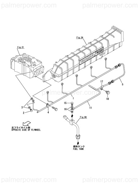 Order YANMAR 148620-59942 Pipe, Overflow C