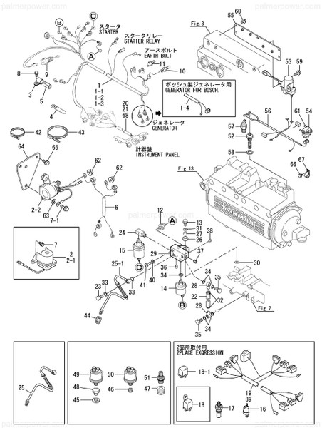 Order YANMAR 129100-77910 Relay, Magnet