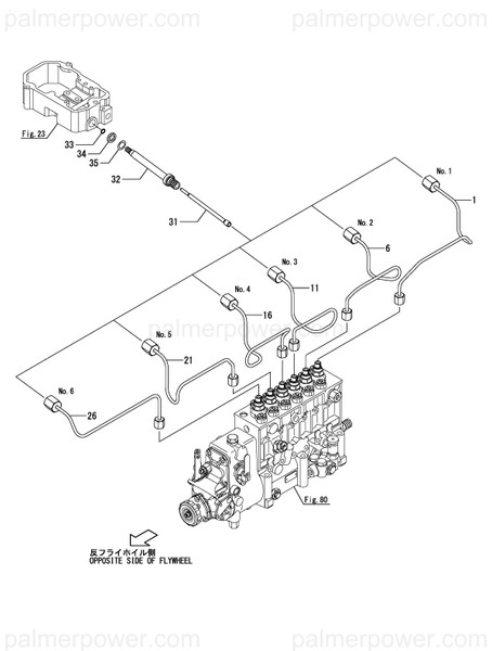 Order YANMAR 148690-59220 Pipe, Injection No.2