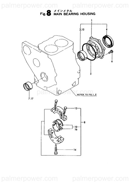 Order YANMAR 721450-02500 Housing Assy, Metal