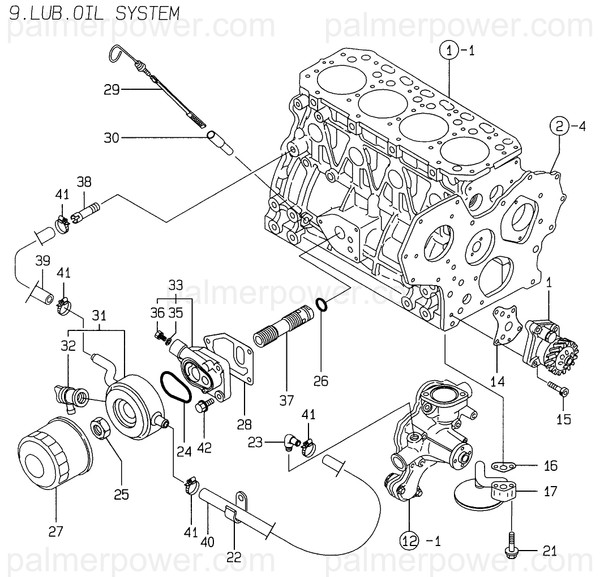 Order YANMAR 129608-49050 Pipe, Cooler-Pump