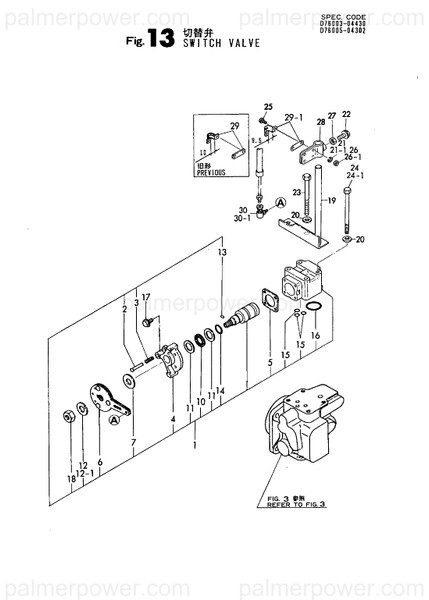 Order YANMAR 125310-84580 Bearing, Roller